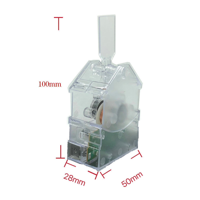 POP transparent swing device battery swing device supermarket price display card POP advertising clip explosion sticker left and right swing device