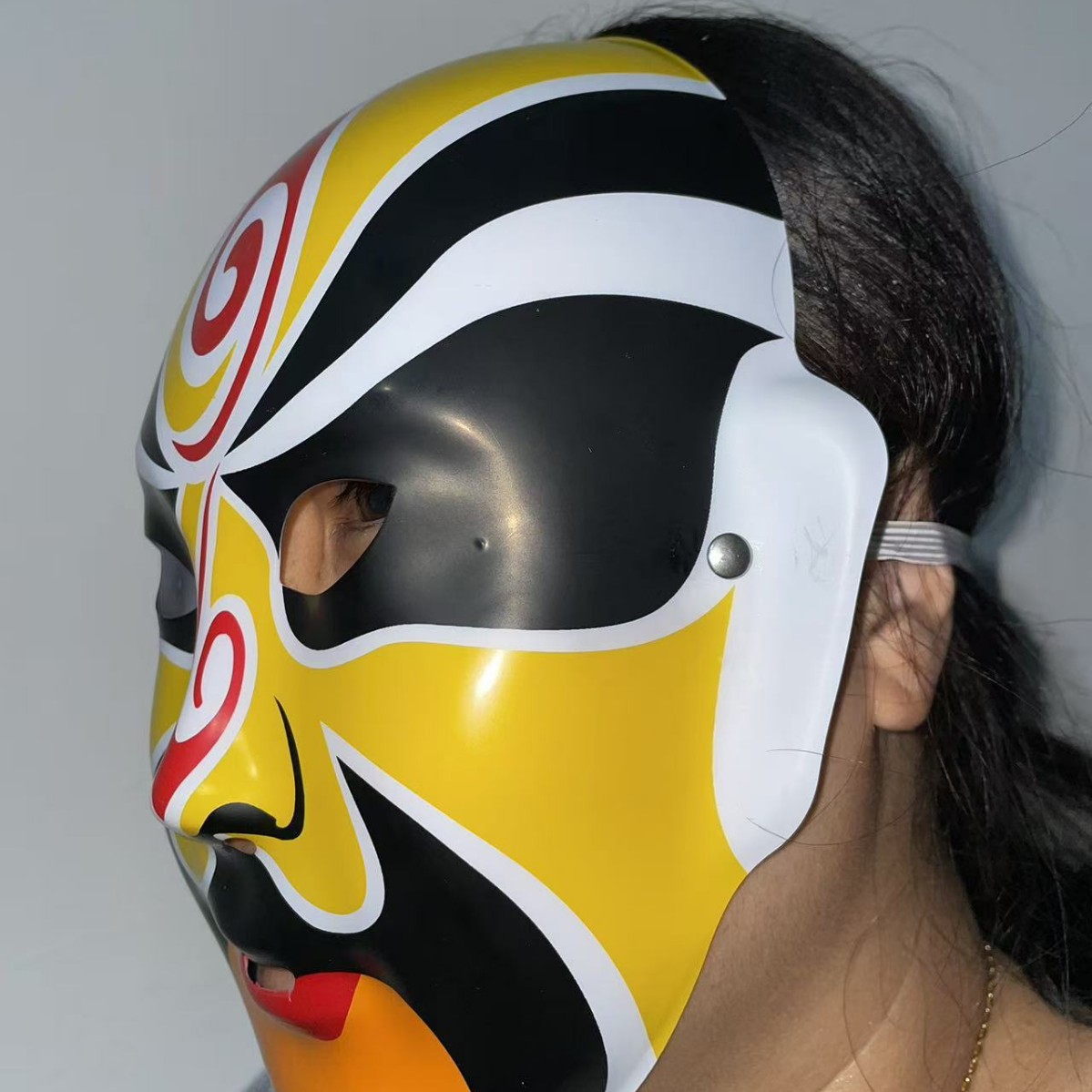 Peking Opera, Sichuan Opera, Rap, Facial Masks, Colorful Masks, Chaoshan Yingge Dance, God Performance Props, Headgear