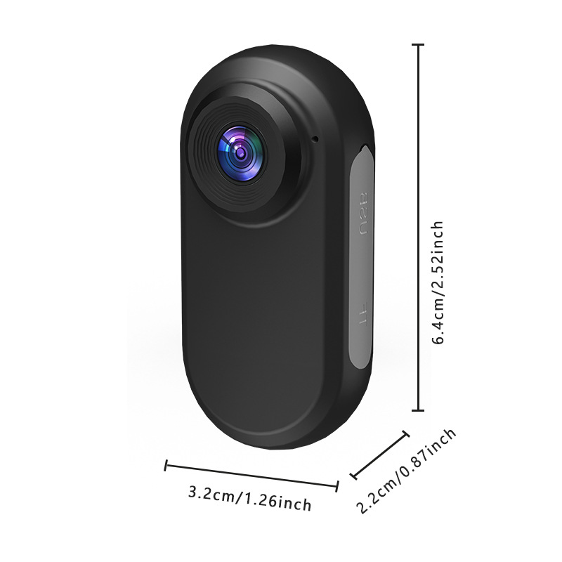 Wholesale Direct Sales Sports Thumb Camera Cross-Border Foreign Trade Exclusively for Students Party Camera Wearable Chest Recorder Vlog