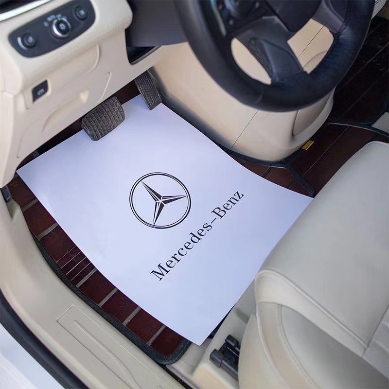 Car Disposable Foot Pad Paper Waterproof Kraft Paper Foot Pad Paper Car Wash Special Foot Pad Paper Foot Pad Car Mat