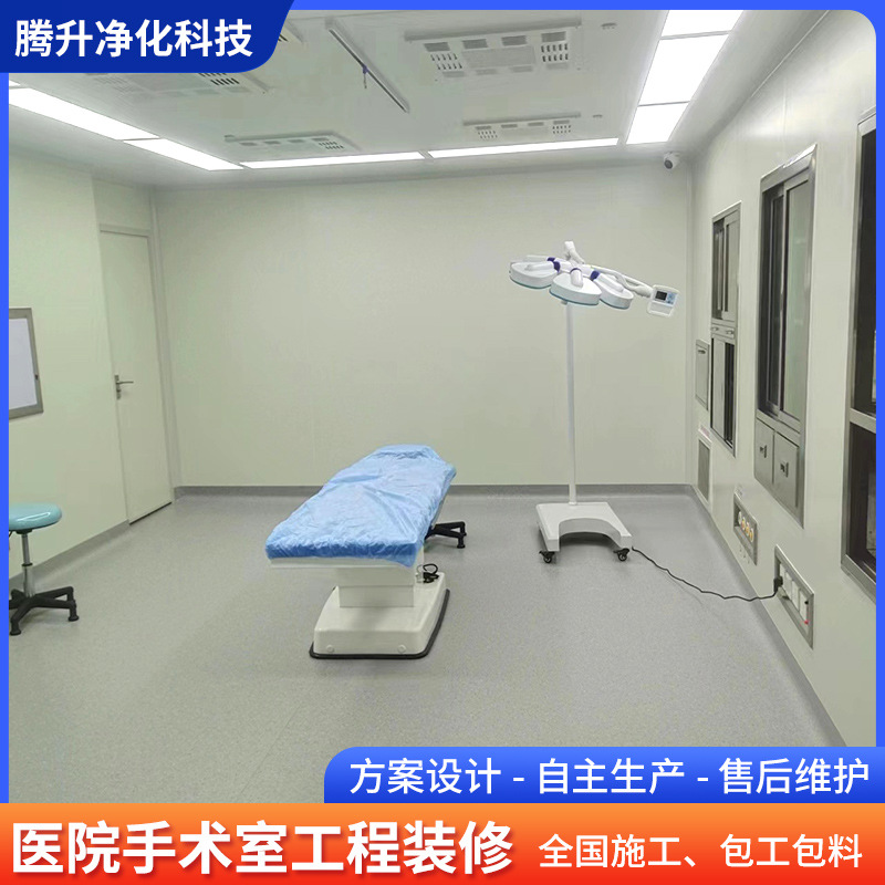 100-Level Sterile Operating Room Decoration Construction Thousand-Level Beauty Salon Oral Hospital Layer Flow Purification Engineering Design and Decoration