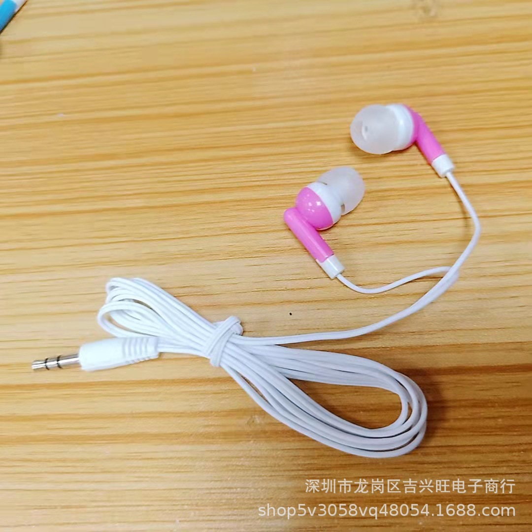 Factory spot color headphones in-ear headphones with Machine Foreign trade cheap MP3MP4 mobile phone gift Color headphones