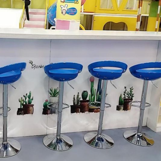 Fashion Adjustable Bar Stool Home Computer Chair Bar Chair with Backrest High Stool Dining Chair Swivel Front Desk Cashier Stool