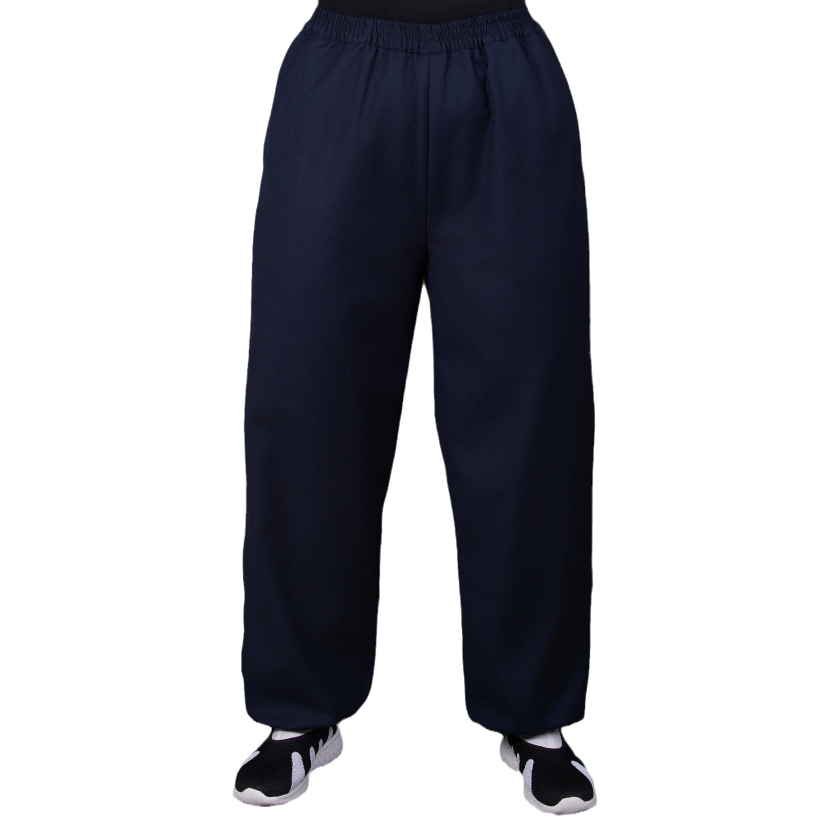 Winter Thickeneded Warm Taoist Robe, Serge Fleece-Lined Single Pants, Loose Meditation Taoist Robe, Fleece-Lined Taoist Pants, Outer Wear Taoist Robe Cotton Pants