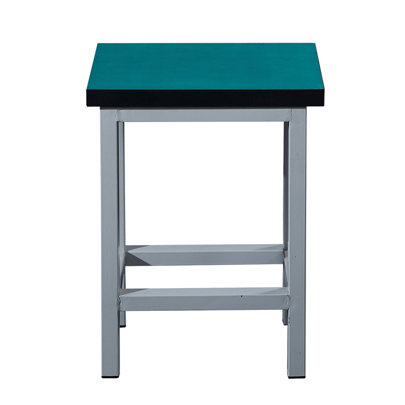 Spot Square Stool Factory Workshop Assembly Line Work Stool Laboratory Bench Steel Pipe Iron Thickened Stool