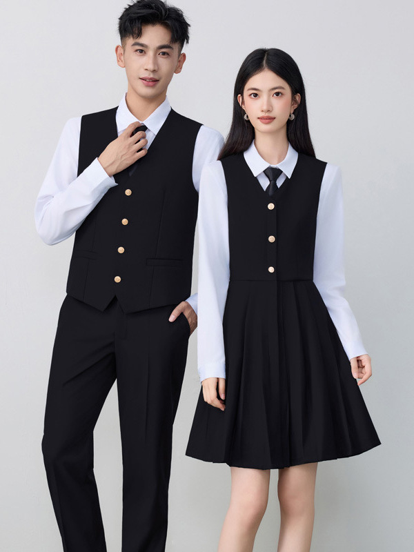 Navy Blue Korean School Uniform Jk Suit Uniform Korean Preppy Style Spring & Fall Slim Performance Clothing Vest Suit Suit