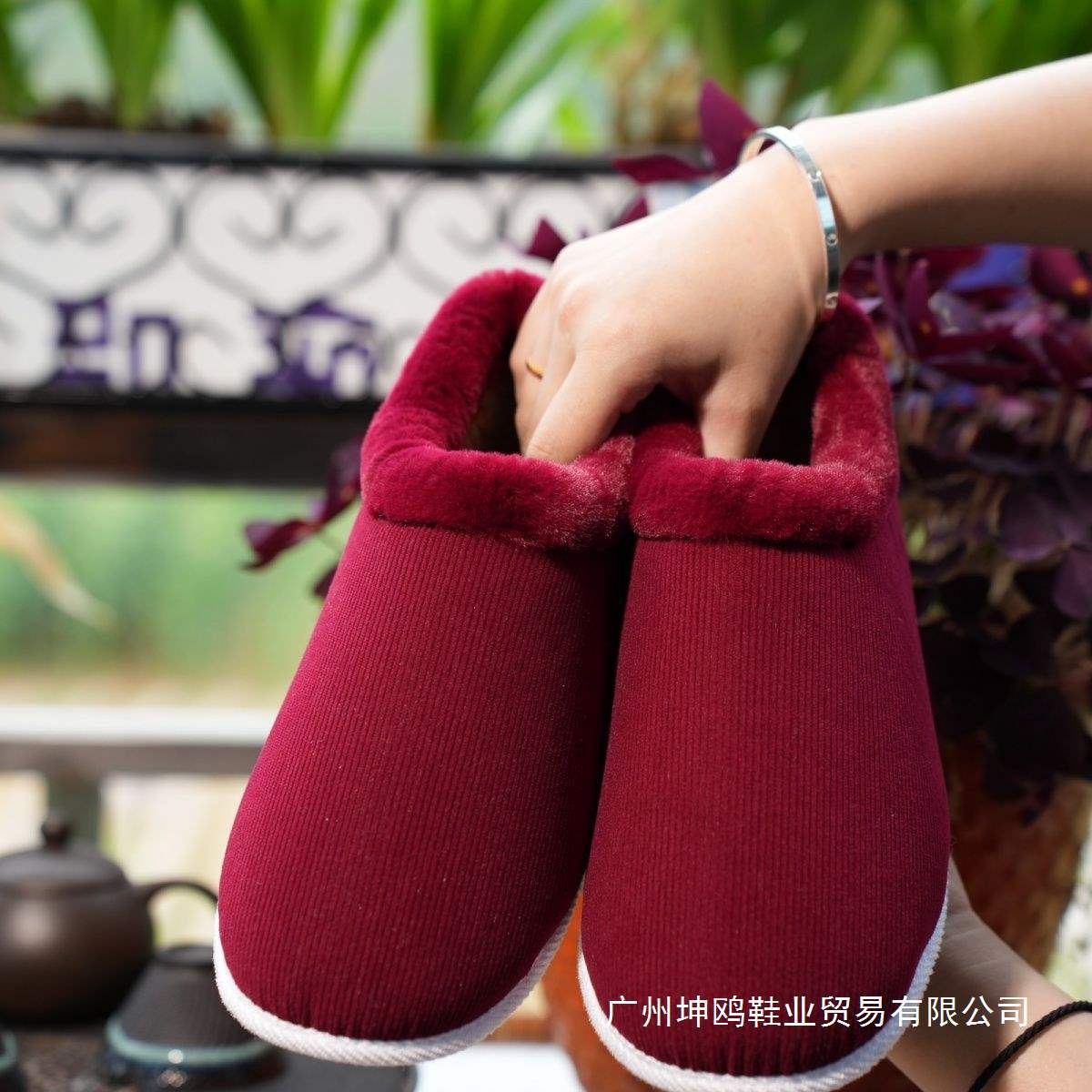 Handmade Semi-Finished Cotton Shoes, Upper for Men and Women, Warm Shoes for All Seasons, Middle-Aged and Elderly Fleece-Lined Shoes for the Elderly, Home and Others