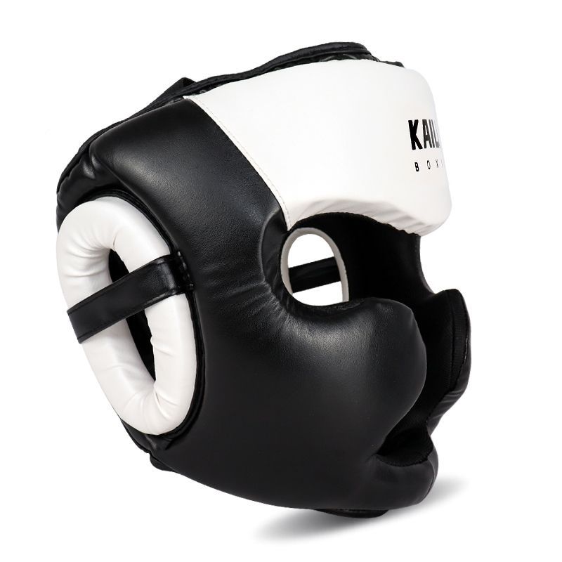 Шлем боксерский защитный для взрослых и детей, защита головы для Санда, защита головы Муай Тай, броня, утолщенное тренировочное снаряжение для боев