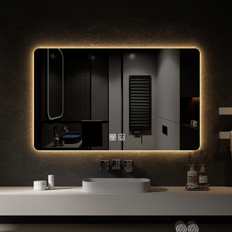 Processing and Customization of Smart Bathroom Mirror, Bathroom Multi-Function Defogging Led Light Cosmetic Mirror, Bathroom Wall-Mounted Mirror