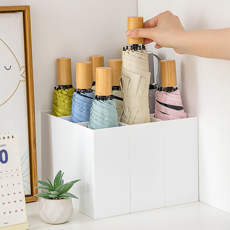 Car Umbrella Rack Car Rear Seat Umbrella Fixation Umbrella Cover Storage Barrel Folding Umbrella Storage Box Waterproof