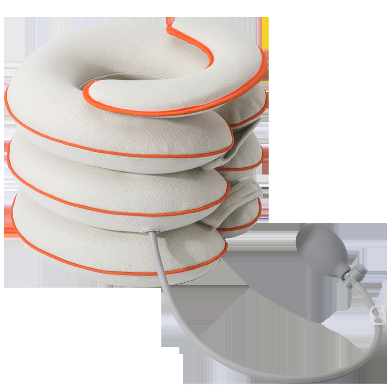 Luomai Cervical Traction Device Inflatable Neck Brace Neck Support Collar to Prevent Bowing of the Head and Forward Tilt of the Neck, Medical Use Only