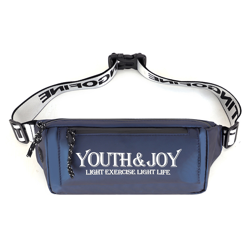Waist bag new fashion sports letter composite cloth waterproof large capacity shoulder crossbody chest bag one-piece delivery