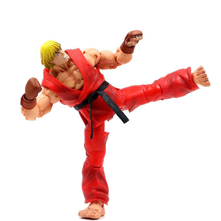 Классическая фигурка NECA Street Fighter красный Кен, 7 дюймов, подвижная модель