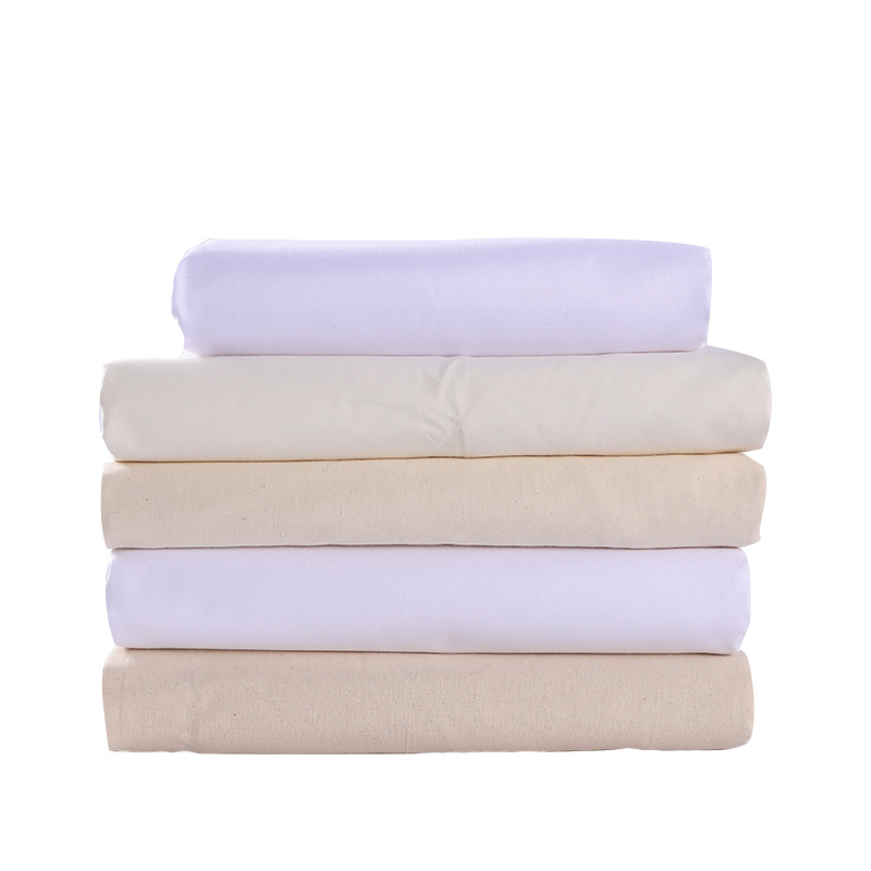 White gray cloth cotton polyester cotton white cloth garment design three-dimensional cutting cotton white embryo cloth tie-dyeing extension dyed white cotton cloth