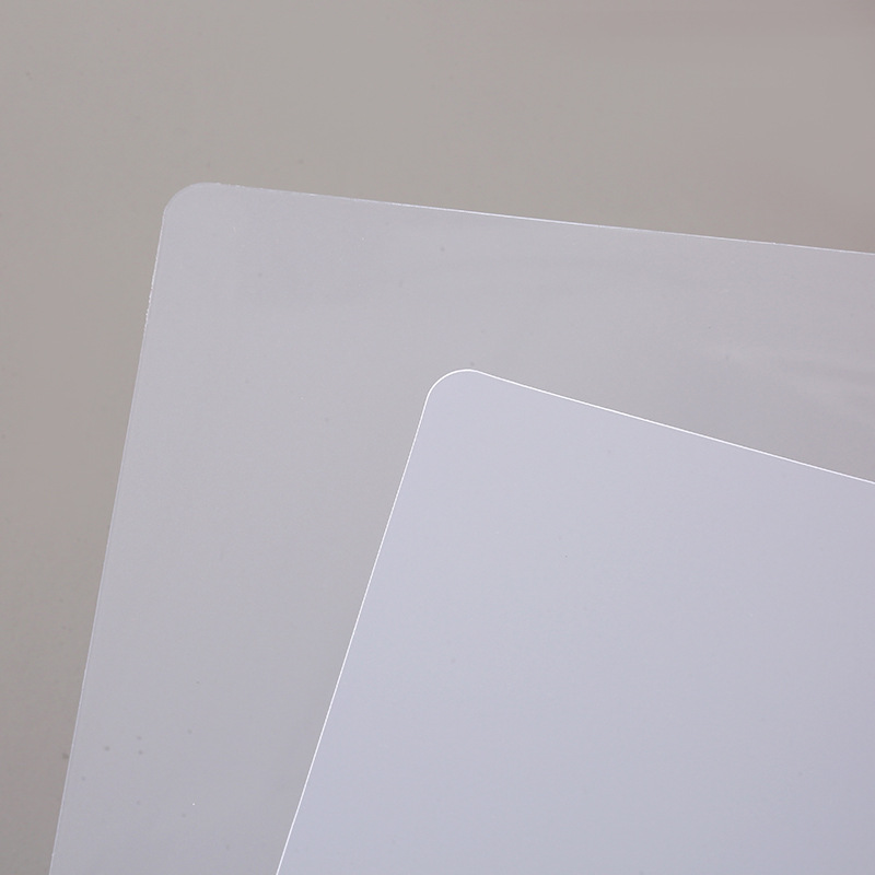 Writing Exam Pad Multi-Size White Thickeneded Pad Frosted Glossy Pp Material Cutting Pad in Stock