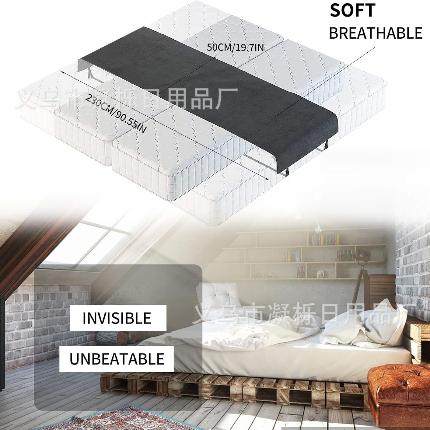 Cross Border Mattress Connector Bed Bridge Double Bed Bridge Bed Gap Connector Amazon Hot Selling Bed Bridge