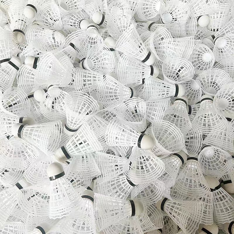 Three-Card Bulk Imitation Nylon Balls, Durable Badminton Outdoor Plastic Nylon Practice and Competition Training, Available in Multiple Colors