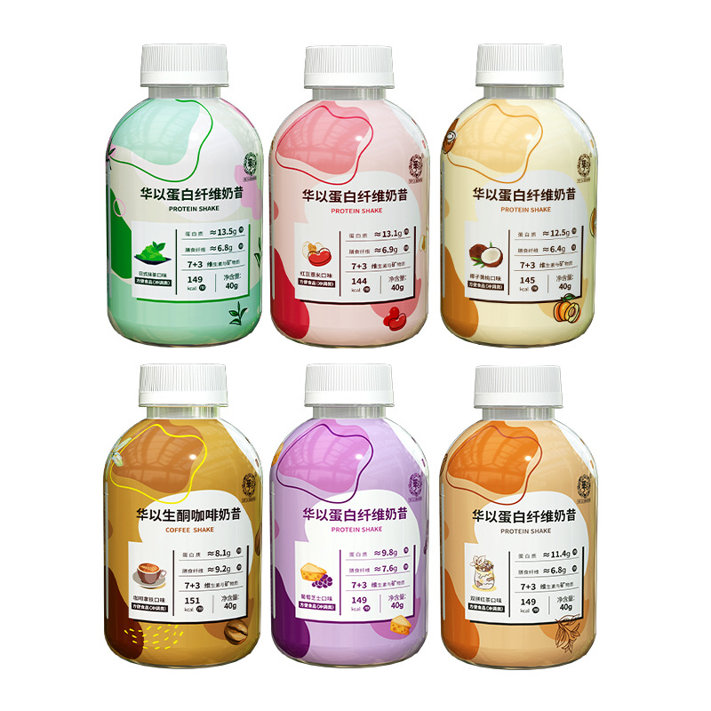 Meal Replacement Milkshake Fruity Shaker Bottle Milkshake Customized Oem Bottled Nutritious Breakfast Milkshake Meal Replacement Powder