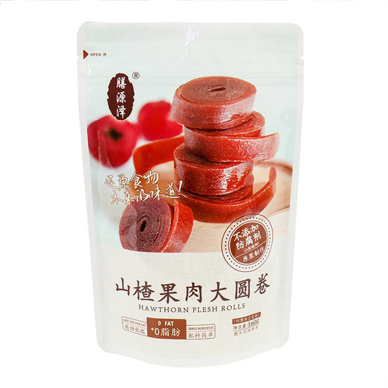 Food source ze hollow hawthorn semi-dried peach meat office snack wholesale candied fruit dried preserved fruit semi-dried apricot