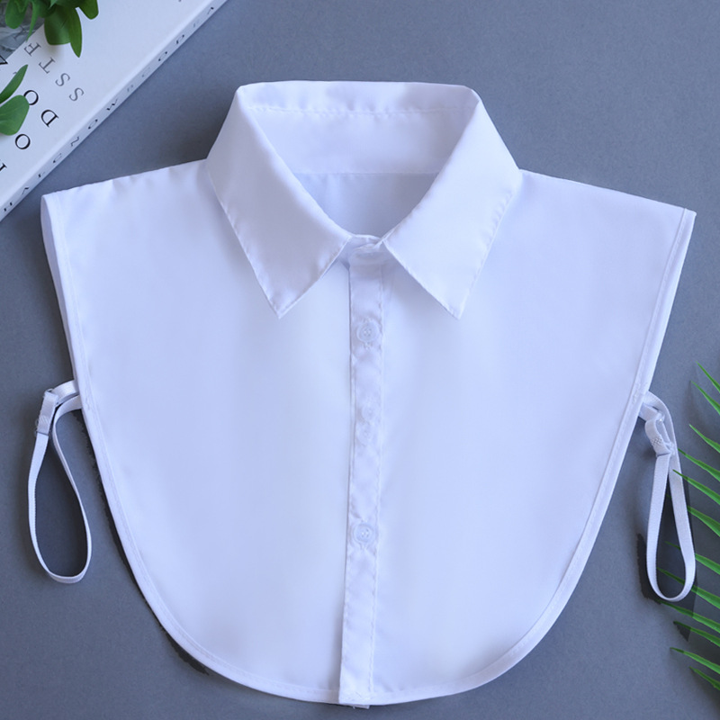 Универсальный фальшивый воротник для мужчин и женщин, формальный воротник рубашки, универсальная профессиональная рабочая одежда, банковский налог, осень, зима и весна, декоративный воротник