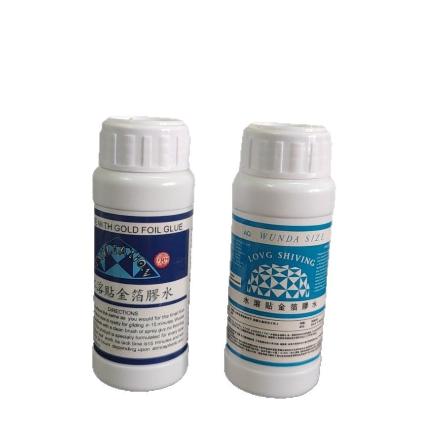 Gold Foil Set Imitation Gold Foil Paper Painting Experience Package Handicrafts Handmade Gold Foil Tools Imitation Gold Foil Sticker Set