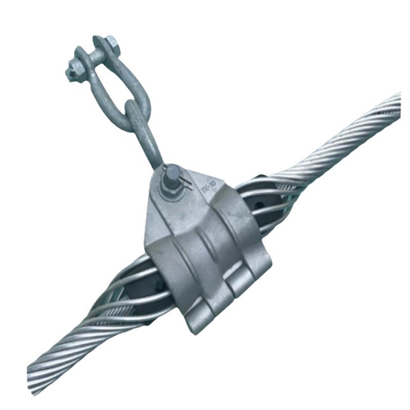 Large-Span Pre-Twisted Wire Type High-Drop Optical Cable Suspension Clamp Adss/Opgw Optical Cable Straight Line Fittings K