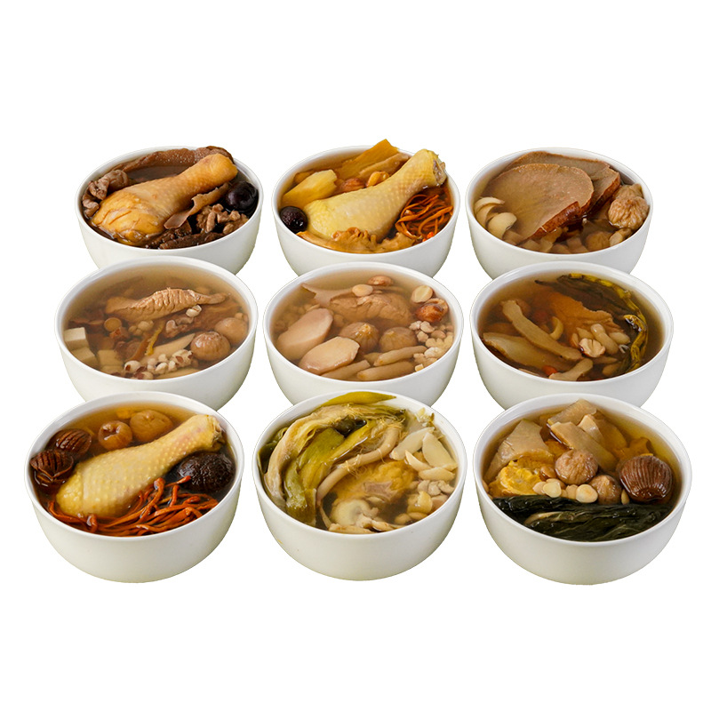 Guangdong Soup Ingredients Oem Oem Stew Ingredients Oem 4-Person Chicken and Rib Medicinal Soup Ingredients Wholesale