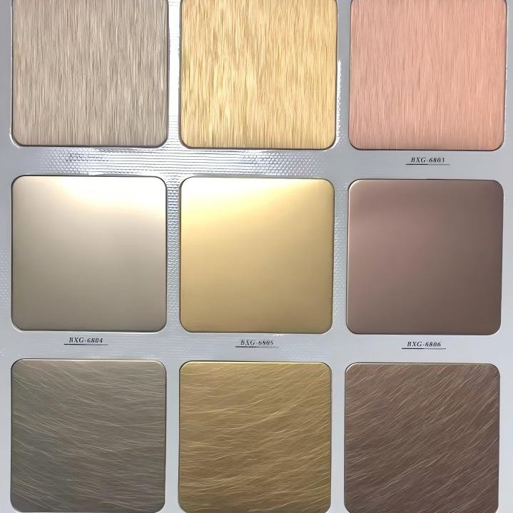 2025 New Stainless Steel Vacuum-Coated Office Partition Board, Quick-Installation Partition Wall, Multiple Thickness Specifications Available