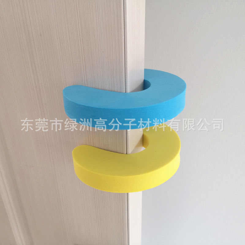 Eva Door Card Kidsren's Anti-Pinch Door Stopper Baby Baby Cartoon Safety Door Stopper Eva Anti-Pinch Door Clip