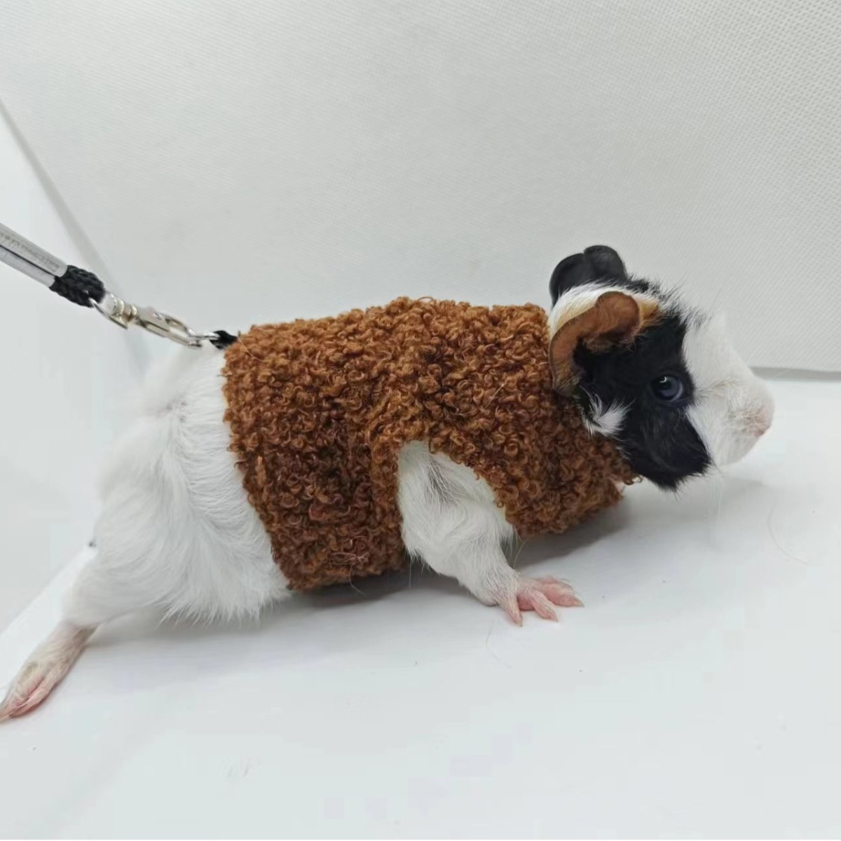 Rabbit Guinea Pig Leash Guinea Pig Outdoor Harness Squirrel Leash Clothes Small Pet Supplies