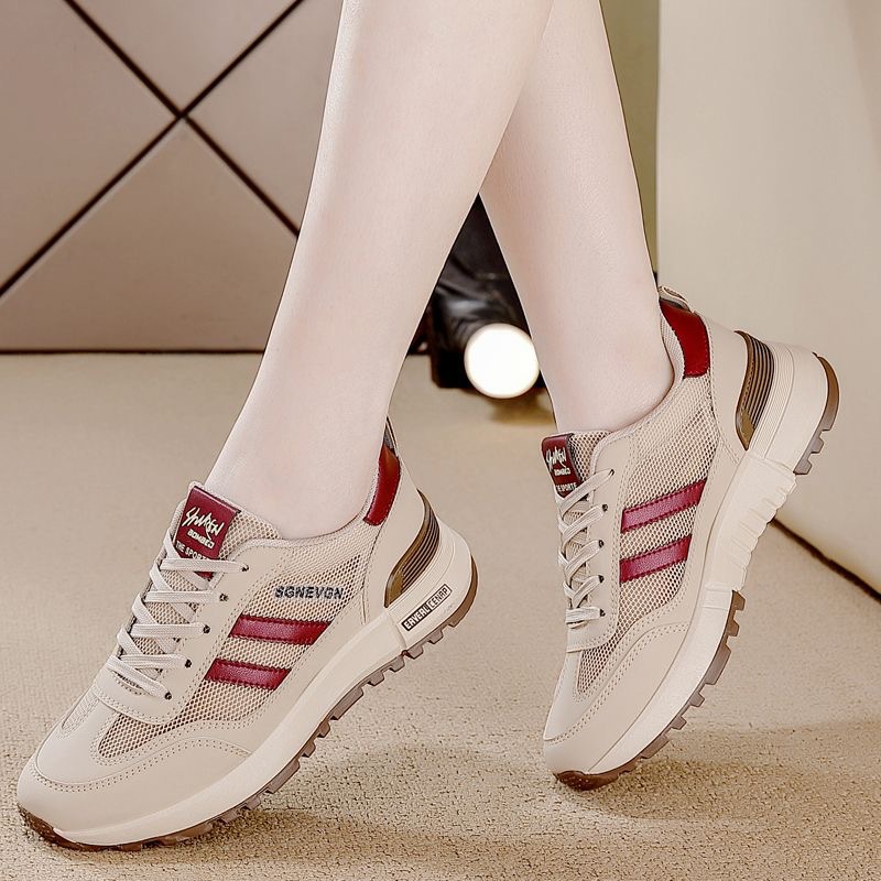 Спортивные обувь с сетчатым верхом для женщин, оптовая продажа, четырехсезонные кроссовки для бега