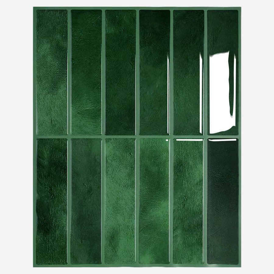 European and American Wholesale Imitation Tile Self-Adhesive 3D Stereo Epoxy Wall Stickers Kitchen Stickers Bathroom Waterproof Tile Wallpaper