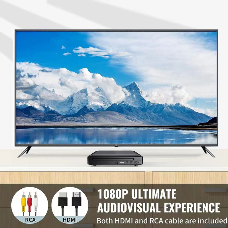 Factory Direct Sales 1080P Home Dvd Player HDMI High-Definition Video Player Children's Vcd Player Mini Cd Player