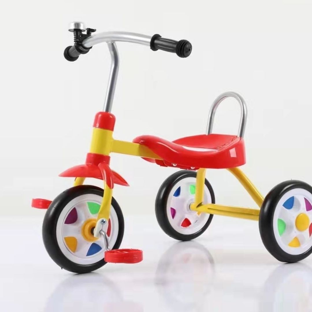 Children's Tricycle, Lightweight Kids' Bicycle, Small Mini Pedal Bike for Boys and Girls, Old-Fashioned Pedal Bike for Children Aged 1 to 3 Years Old, Factory