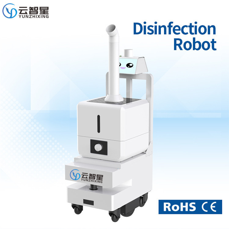Hospital and Shopping Mall Public Area Epidemic Prevention and Disinfection Robot Intelligent Dry Fog Atomization Spray for Public Epidemic Control