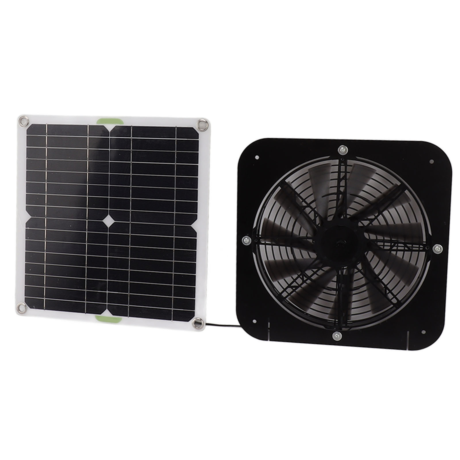 Single crystal solar panel 13 inch 10 inch exhaust fan ventilation cooling RV pet house solar fan