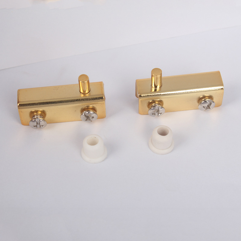 Клипса для стеклянной двери витрины, верхний и нижний шарнир, вращающийся вал стеклянной двери