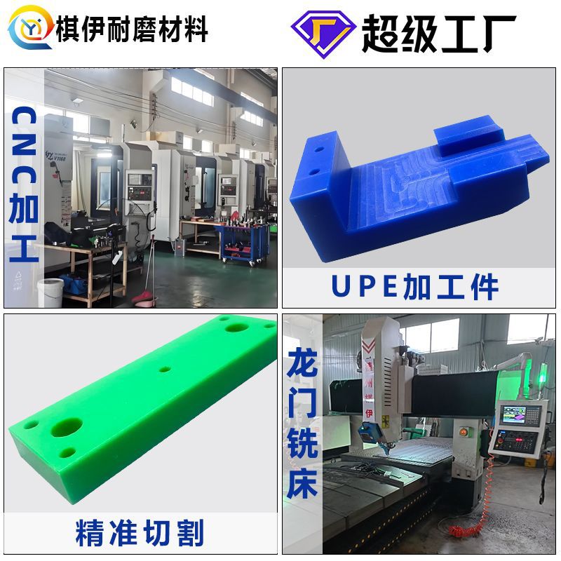 Customized Polyethylene Processing Parts Wear-Resistant Slider Ultra-High Molecular Weight Polyethylene Pad Upe Processing Parts Special-Shaped Parts