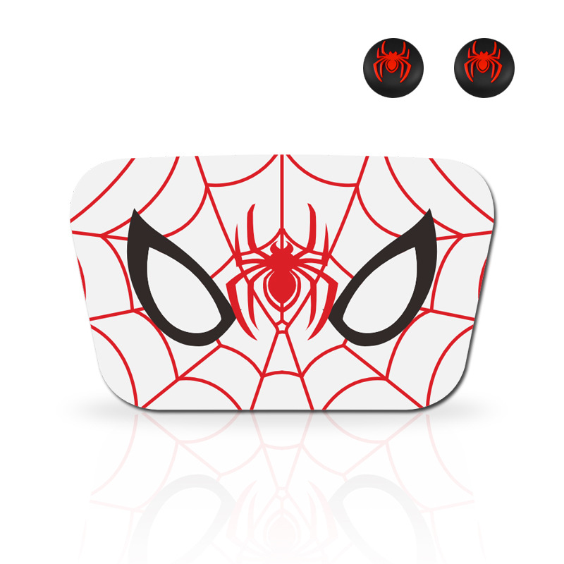 Suitable for Ps5 Game Controller Touch Screen Protective Sticker Waterproof Frosted Spider Web Pattern Touch Pad Protective Sticker