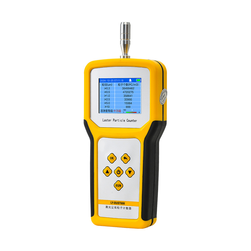 Laser dust particle counter handheld air quality dust particles clean environment test detector