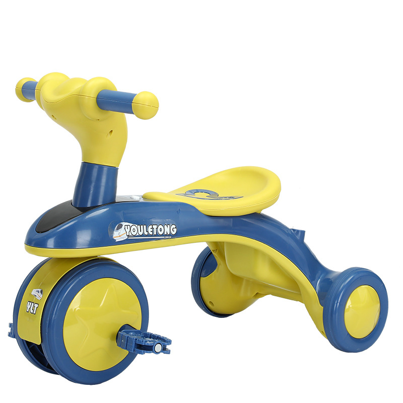 Cross-border children's tricycle pedal with music bicycle 1-5 years old baby boys and girls scooter pedal