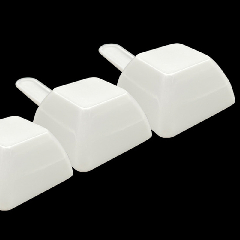 Plastic Square Spoon, Small Spoon, Explosive Salt Spoon, Powder Spoon, Plastic Square Bottom Disposable Spoon, Wholesale in Stock