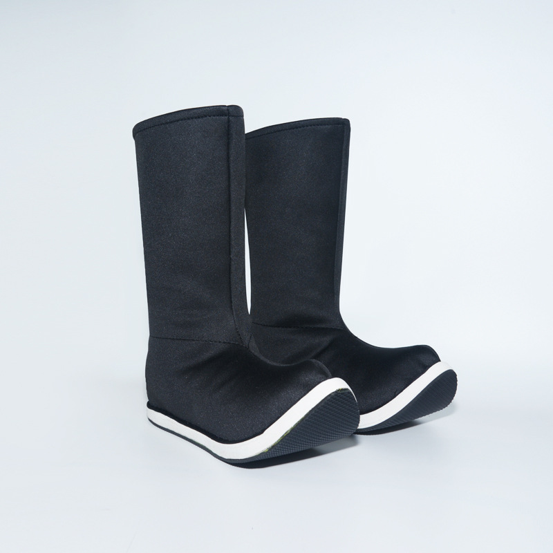 Hanfu boots men's and women's same style Chinese ancient style Ming-made high-rise retro mid-calf soap boots official boots flat