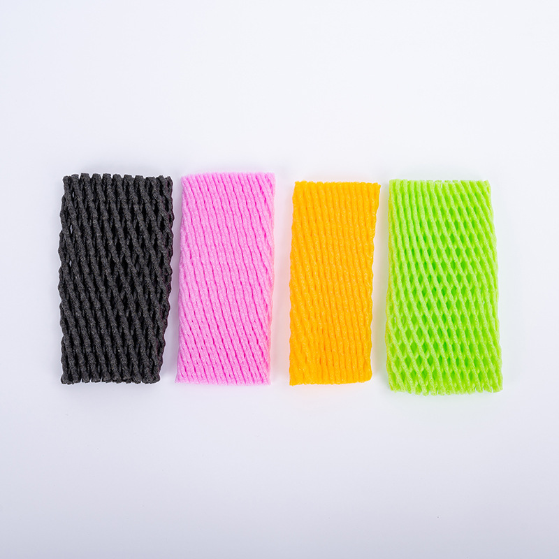 Apple Persimmon Anti-Collision Shock-Absorbing Pearl Cotton Fruit Mesh Cover Manufacturer Wholesale Foam Elastic Special Fruit Protective Cover