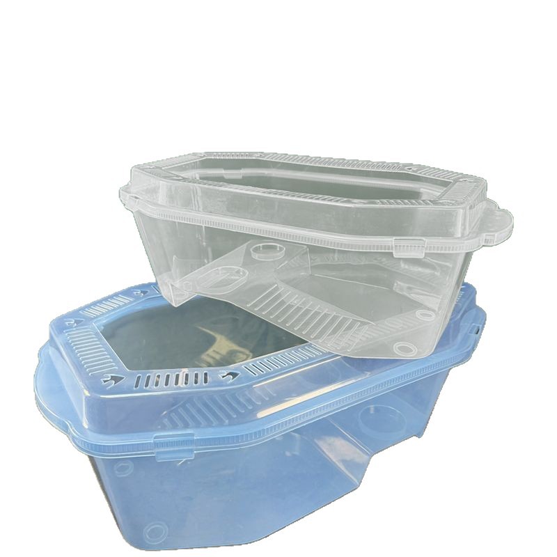 Turtle Tank with Basking Platform, Low Water Level, Lazy Turtle Breeding, Special Ecological Fish Tank, Brazilian Turtle, Popular Turtle Basin, Anti-Escape