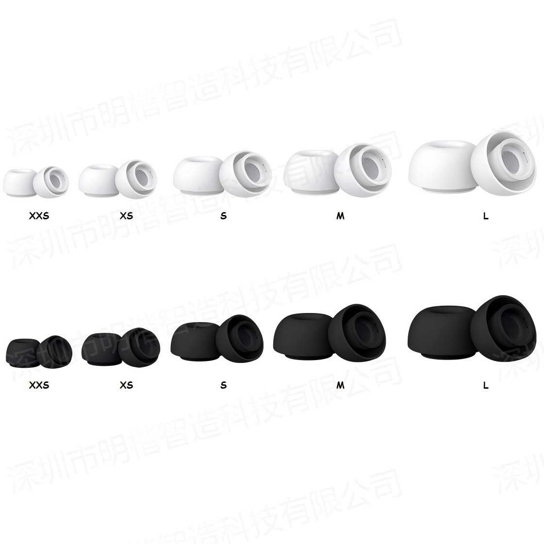 Suitable for 2025 Model AirPods Pro 3 Earbuds Apple Earphones Silicone Ear Caps Bluetooth Earphone Case Protective Shell