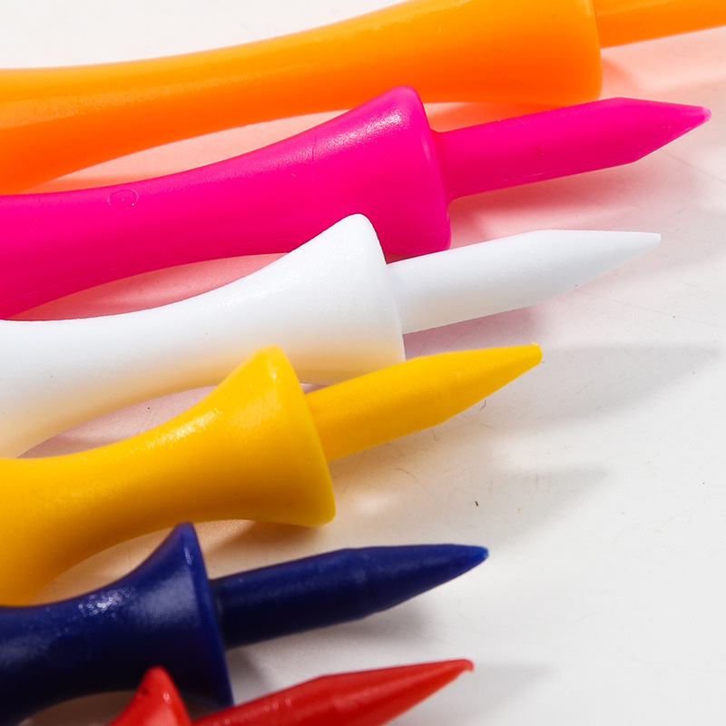 Golf Plastic Tee Pins, Round Ball Pins, Plastic Ball Tees, Golf Tee Limit Pins, Ball Pins, Multi-Color Bulk Pack
