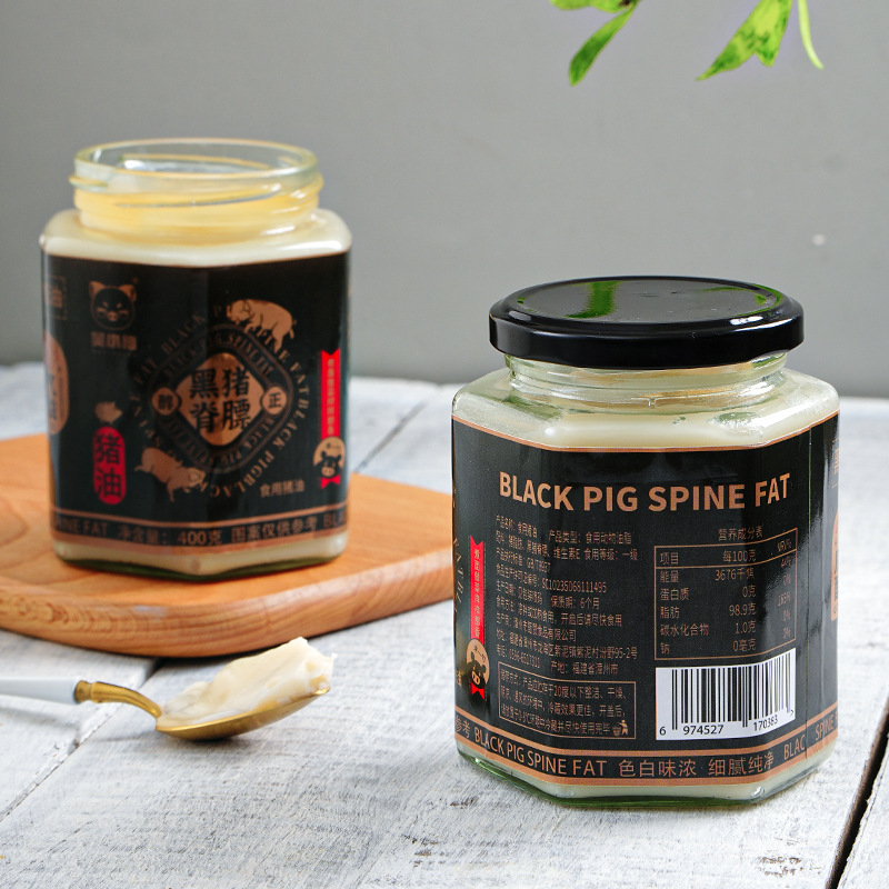 Без примесей свиное сало, очищенное, чистый вкус, свиное масло в бутылке 400г, домашнее смешанное масло для риса
