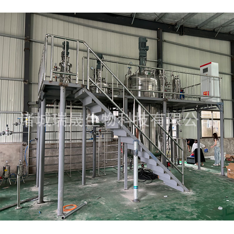 Trichoderma Harzianum Fermentation Tank Ruisheng 50-500-5000L Three-Stage Fermentation Equipment Microbial Fermentation Tank