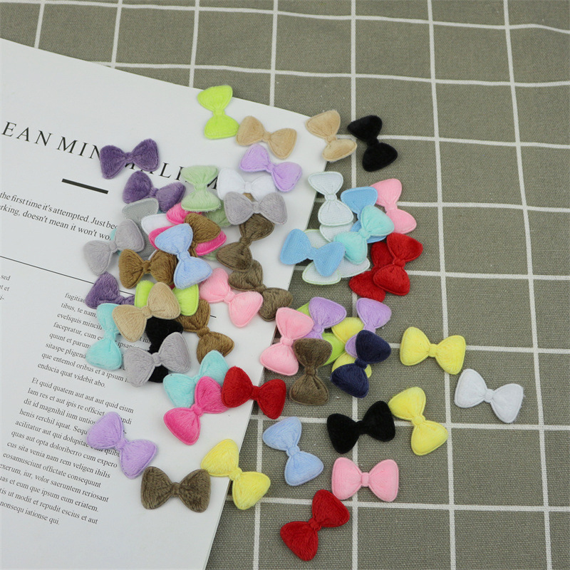 3 см плюшевая бант аксессуары материал для украшения кукол аксессуары для волос головные уборы DIY украшения одежды